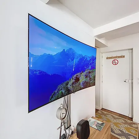 Hyper Centre . Terrasse Vue Mont Blanc . Parking דירה *