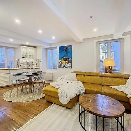 Hyper Centre . Terrasse Vue Mont Blanc . Parking דירה